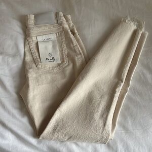 NWT Ecru La Ligne Molly Jeans size 27